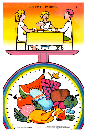 Weight is normal - (good) for the health. Вес в норме - для здоровья. 1988