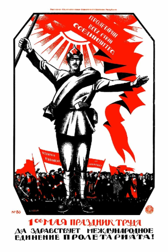 1st of May is a holiday of labor. 1920