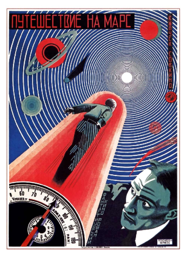 Trip (Journey) to Mars. Fantastic Kinoroman 1918
