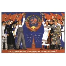 Long live Stalin's constitution! 1937