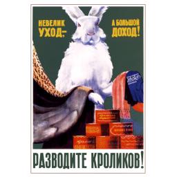 Breed rabbits! 1957