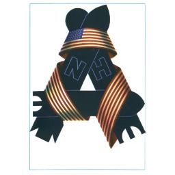 Nuclear and Hydrogen bombs wrapped into an American flag