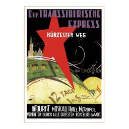 Intourist Moskau Hotel Metropol Trans-Siberian Railway 1930