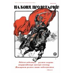 Onto a horse, proletarian!