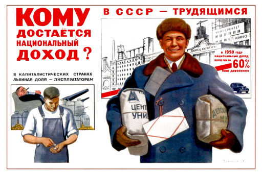 Who gets the National profit? 1950