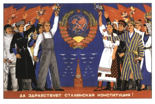 Long live Stalin's constitution! 1937