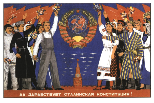 Long live Stalin's constitution! 1937