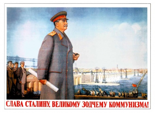 Glory to Stalin - to the great architect of communism! 1951