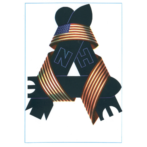 Nuclear and Hydrogen bombs wrapped into an American flag