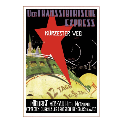 Intourist Moskau Hotel Metropol Trans-Siberian Railway 1930